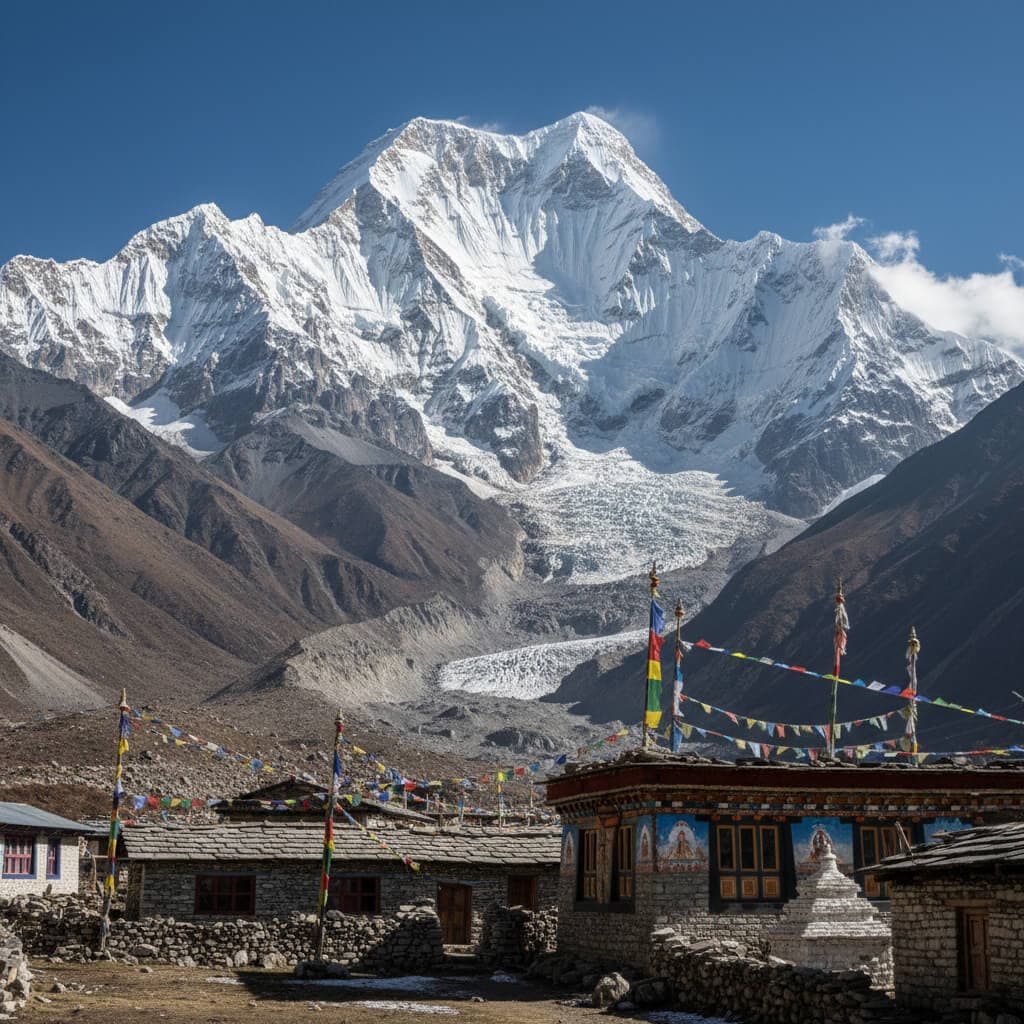 Manaslu Circuit trail scenery